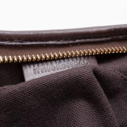 Pre Owned Burberry Haymarket Check Large Hobo 