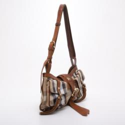 Pre Owned Burberry Prorsum House Check Shoulder bag