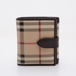 Burberry Small Check Wallet 