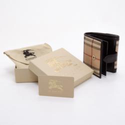 Burberry Small Check Wallet 