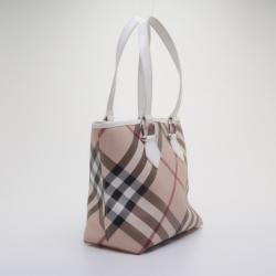 Pre Owned Burberry Nova Check Tote 