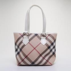 Pre Owned Burberry Nova Check Tote 