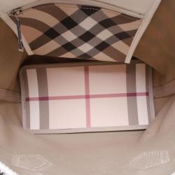 Pre Owned Burberry Nova Check Tote 