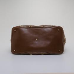 مملوكة مسبقًا Burberry Lowry Metal Stitch Tote