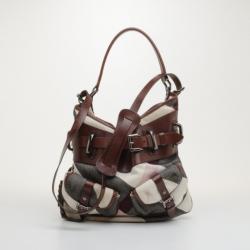 Burberry Mega Check Hobo