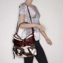 Burberry Mega Check Hobo