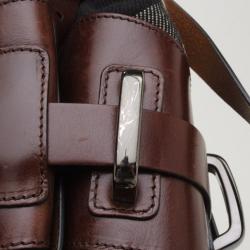 Pre Owned Burberry Mega Check Hobo