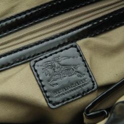Pre Owned Burberry Canvas Tote 