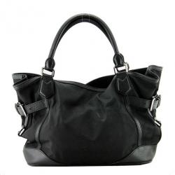 Pre Owned Burberry Montclare Black Tote