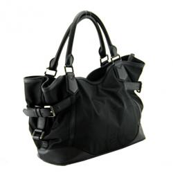 Pre Owned Burberry Montclare Black Tote