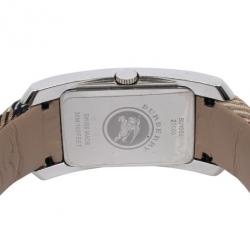 Pre Owned Burberry Cream Heritage Womens Wristwatch 24 MM