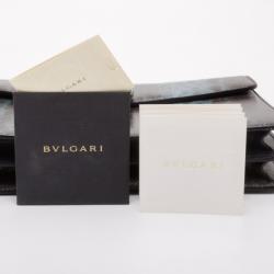 Pre Owned Bvlgari Python Serpenti Flap Bag 