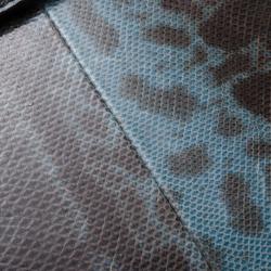 Pre Owned Bvlgari Python Serpenti Flap Bag 