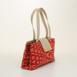 Bvlgari Logo Mania Shoulder Bag in Red