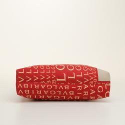 Bvlgari Logo Mania Shoulder Bag in Red