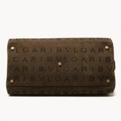 Bvlgari Monogram Canvas Satchel
