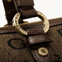 Bvlgari Monogram Canvas Satchel
