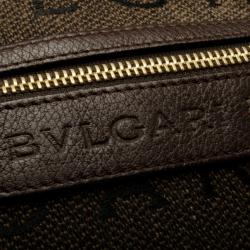 Bvlgari Monogram Canvas Satchel