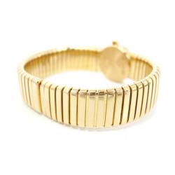 Pre Owned Bvlgari Tubogas 18K Gold Ladies Wristwatch