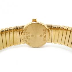 Pre Owned Bvlgari Tubogas 18K Gold Ladies Wristwatch