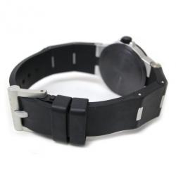 Pre Owned Bvlgari Aluminium Diamond 18P Rubber Mens Wristwatch