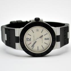 Pre Owned Bvlgari Diagono Aluminium Mens Wristwatch 44 MM