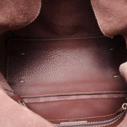 Carolina Herrera Brown Monogram Messenger 