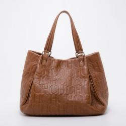Pre Owned Carolina Herrera Monogram Tote