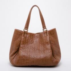 Pre Owned Carolina Herrera Monogram Tote