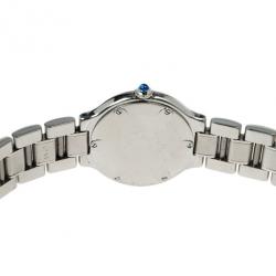 مملوكة مسبقًا Cartier Silver Stainless Steel 21 Must de Cartier Women's Wristwatch 27.5MM