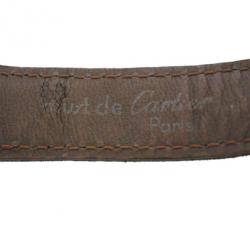 مملوكة مسبقًا Cartier Gold Plated Silver Vermeil Womens Wristwatch 30 MM