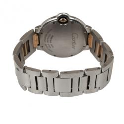 Pre Owned Cartier 18 K Yellow Gold SS Ballon Bleu De Cartier Unisex Watch 36 MM
