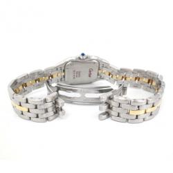 Pre Owned Cartier Panthere SS Ivory Gold 18K Ladies Wristwatch 