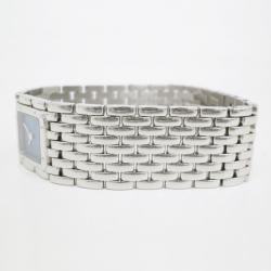 Pre Owned Cartier Panthere Ruban Wristwatch SS Shell Silver