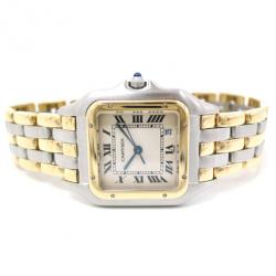 مملوكة مسبقًا Cartier Panthere 3 Rows MM Combi Boys Wristwatch 