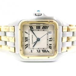 مملوكة مسبقًا Cartier Panthere 3 Rows MM Combi Boys Wristwatch 