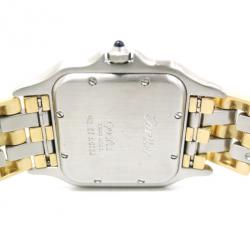 مملوكة مسبقًا Cartier Panthere 3 Rows MM Combi Boys Wristwatch 