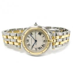 مملوكة مسبقًا Cartier Panthere Round Wristwatch SS K18YG White/Combi