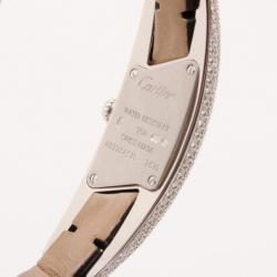 Pre Owned Cartier Privee Collection Ladies Watch White Gold/Diamonds
