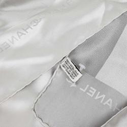 Pre Owned Chanel Grey Metallic Stole