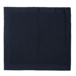 Pre Owned وشاح شانيل شعار شانيل أسود مربع