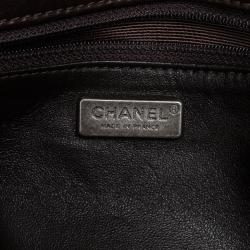 Pre Owned Chanel Python Classic Flap Shoulder Bag