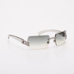 Chanel Silver Frameless Sunglasses Chanel