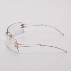 Pre Owned Chanel Iridescent Frameless Sunglasses 4051