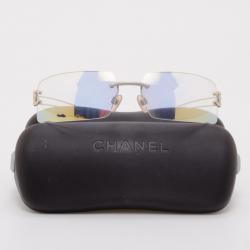 Pre Owned Chanel Iridescent Frameless Sunglasses 4051