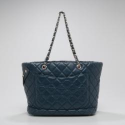 Pre Owned Chanel Cotton Club Quilted Tote