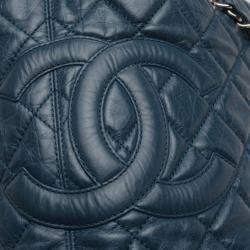 Pre Owned Chanel Cotton Club Quilted Tote