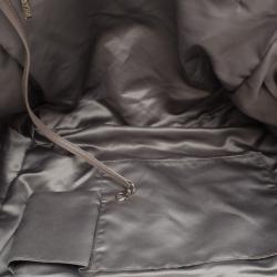 Pre Owned Chanel Large Quilted Patent Vinyl Tote