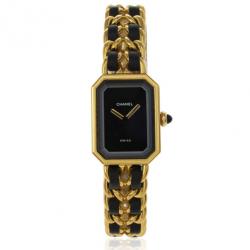 Pre Owned Chanel 18 K Yellow Gold & SS Vintage Womens Watch 26 MM