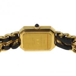 Pre Owned Chanel 18 K Yellow Gold & SS Vintage Womens Watch 26 MM